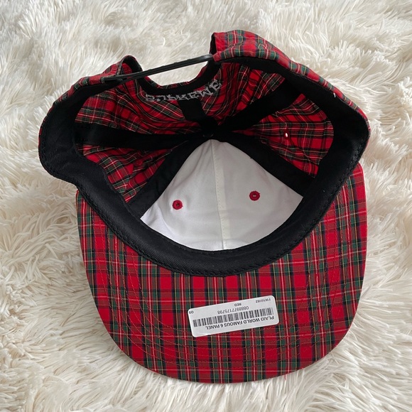 Supreme World Famous Plaid Cap - Picture 2 of 3